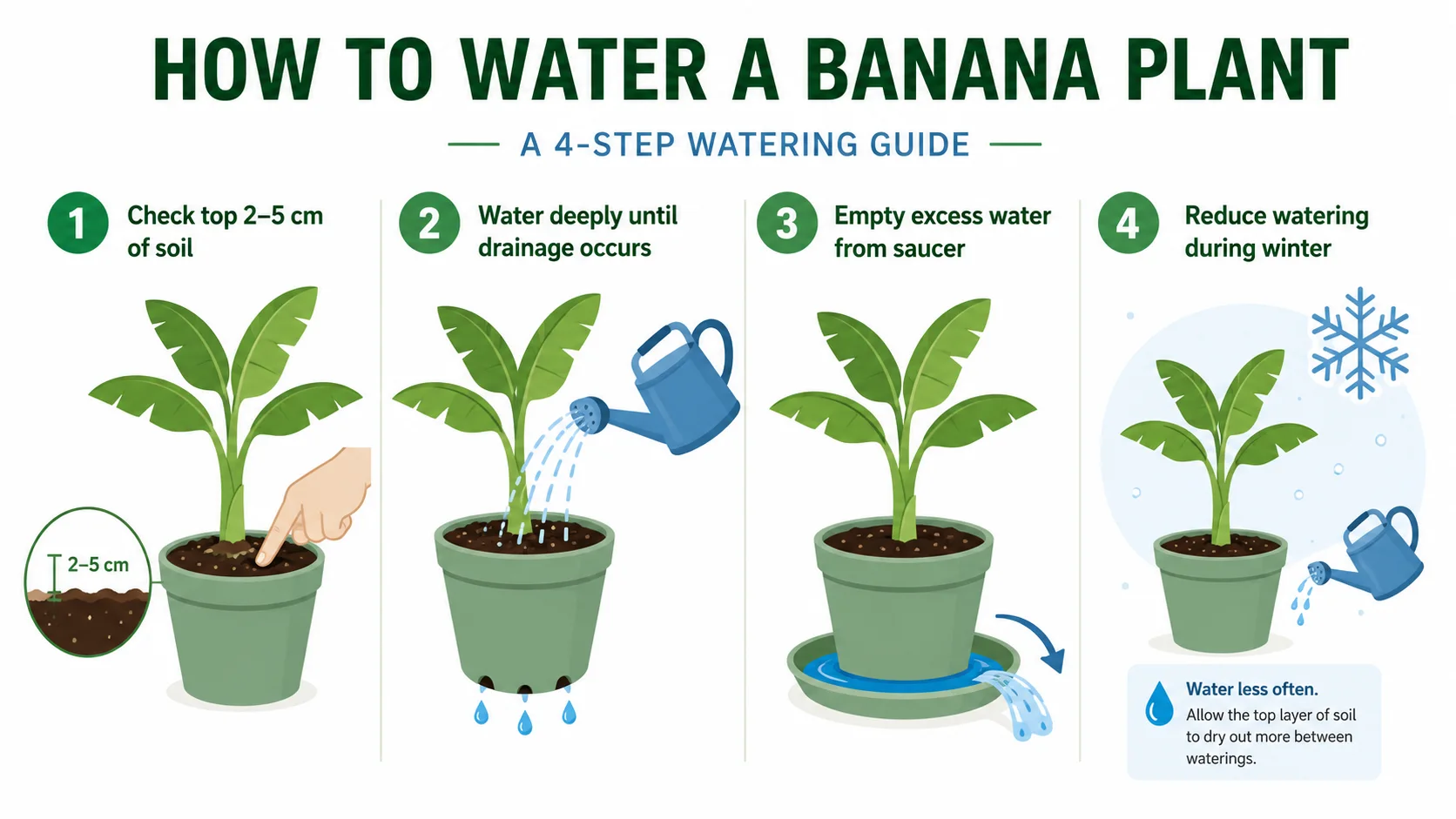 how to care for a banana plant