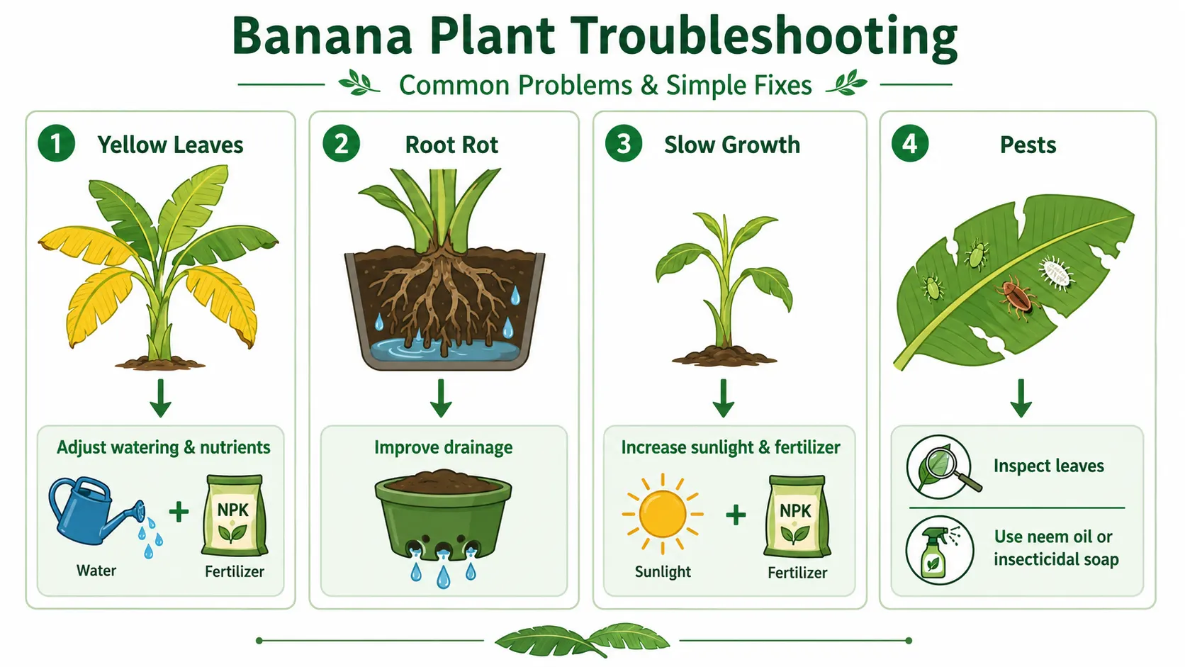 how to care for a banana plant