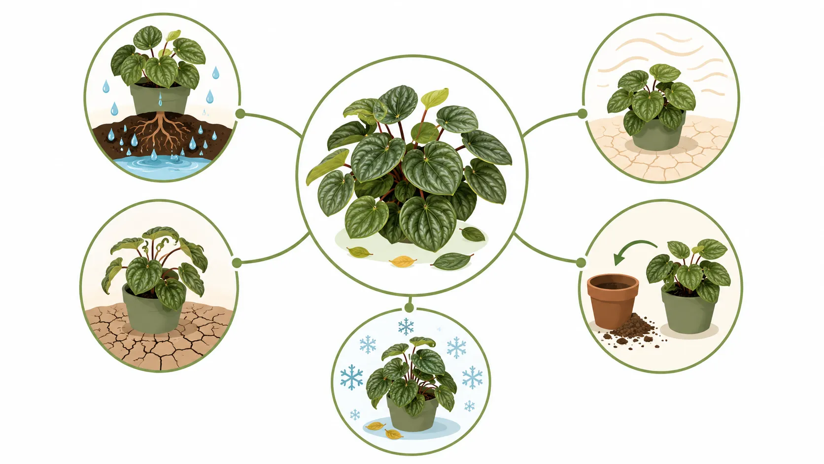 peperomia leaves falling off