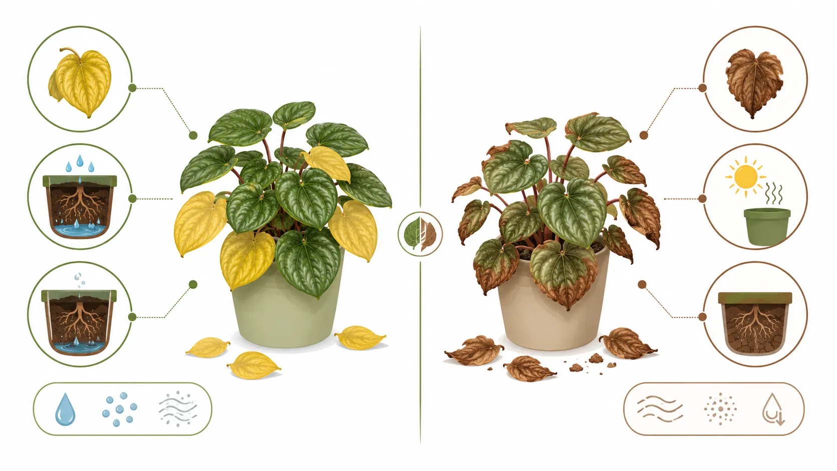 peperomia leaves falling off