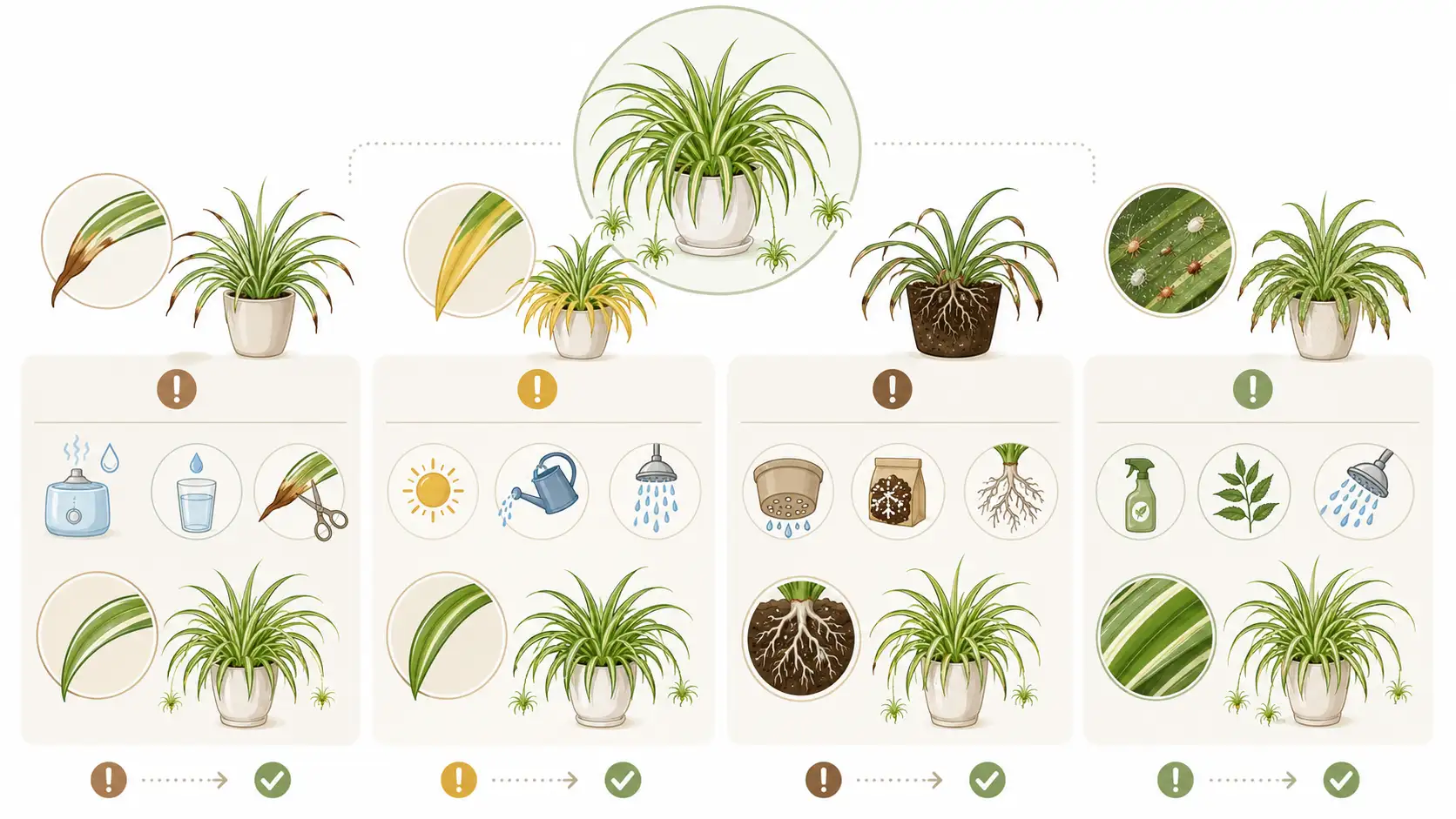 spider plant humidity requirements