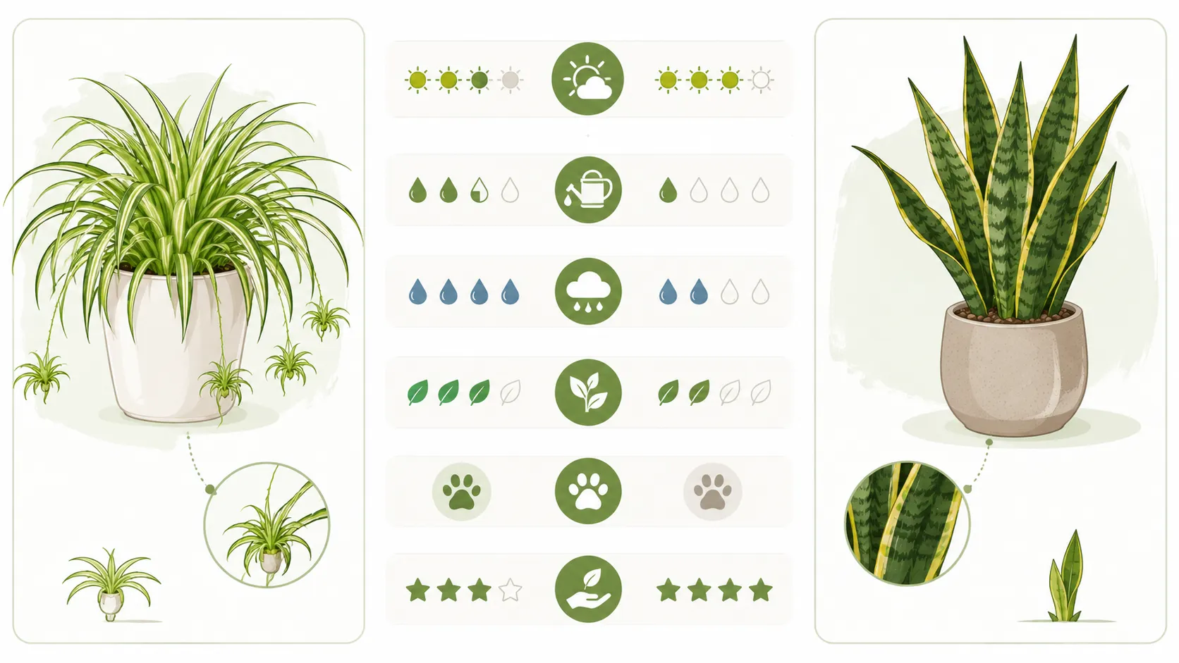 spider plant humidity requirements