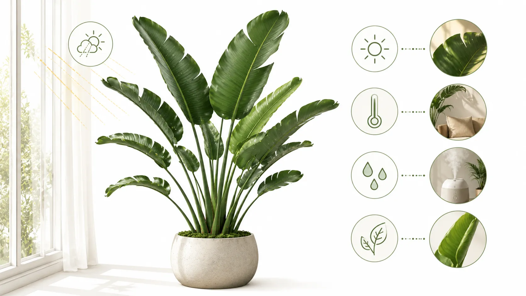 strelitzia nicolai indoor care