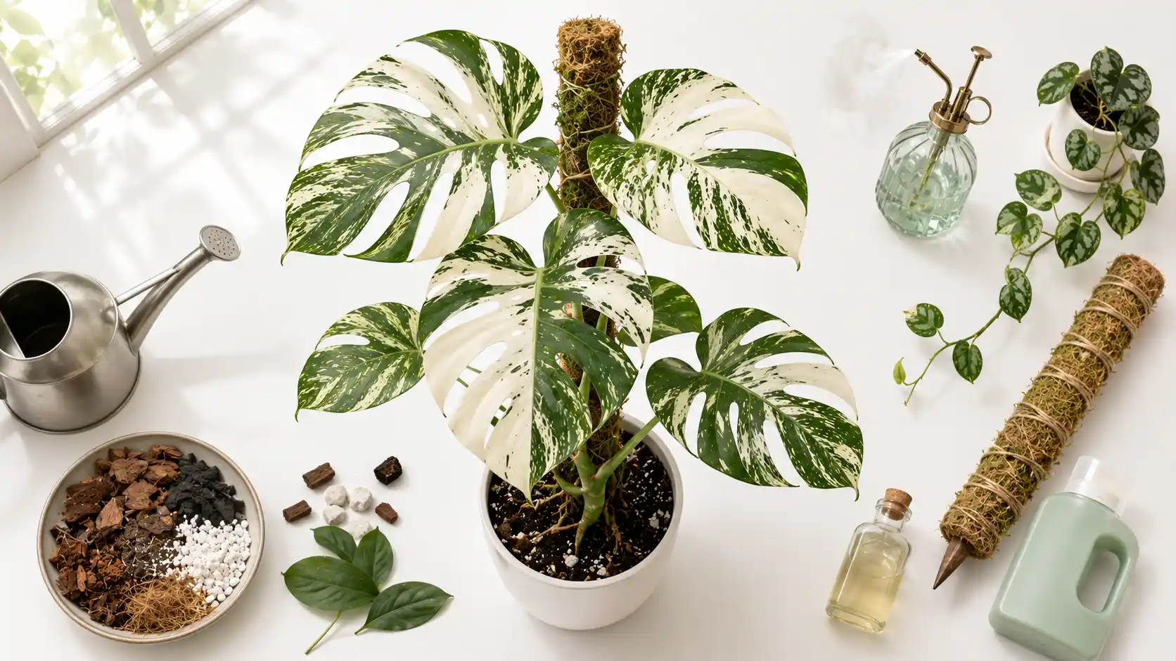 variegated monstera deliciosa