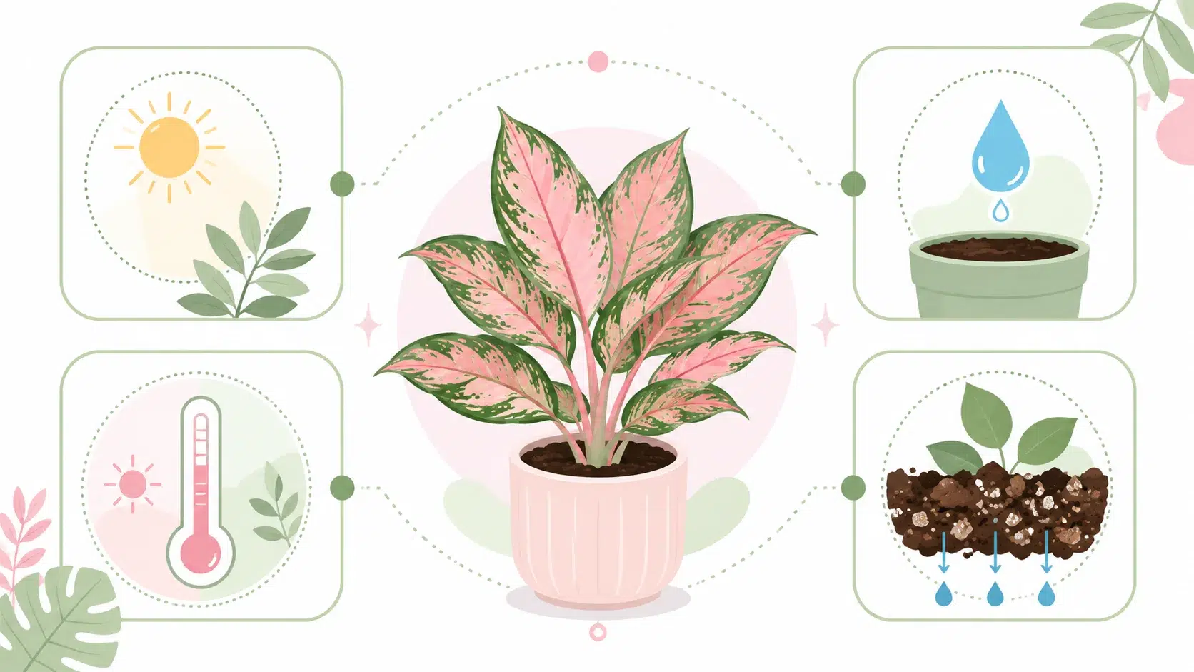 aglaonema pink star