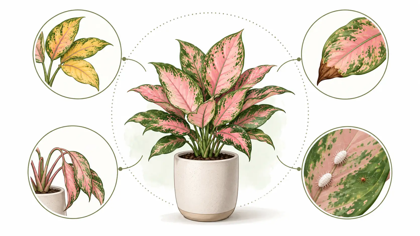 aglaonema pink star