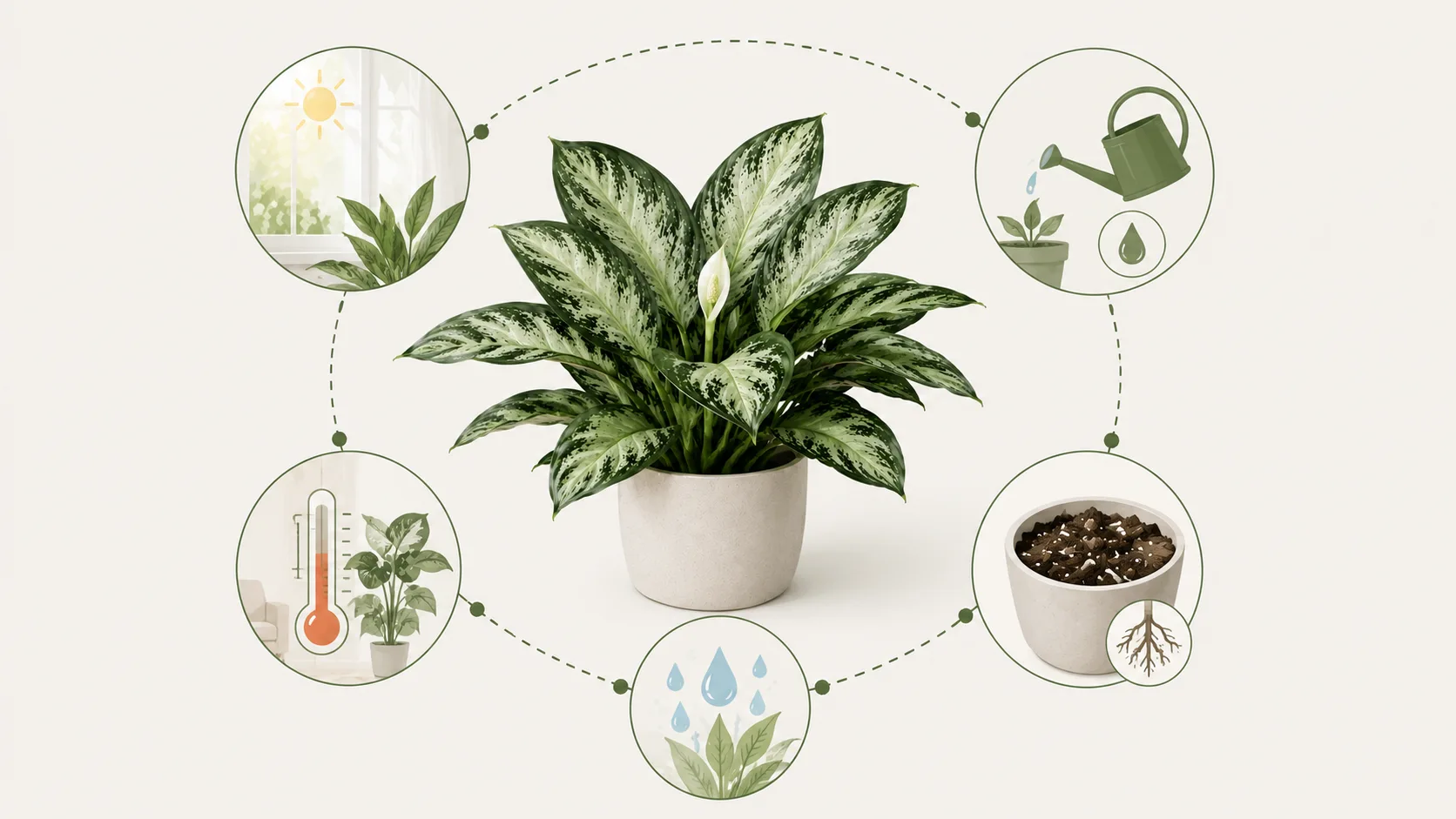 aglaonema silver bay flower
