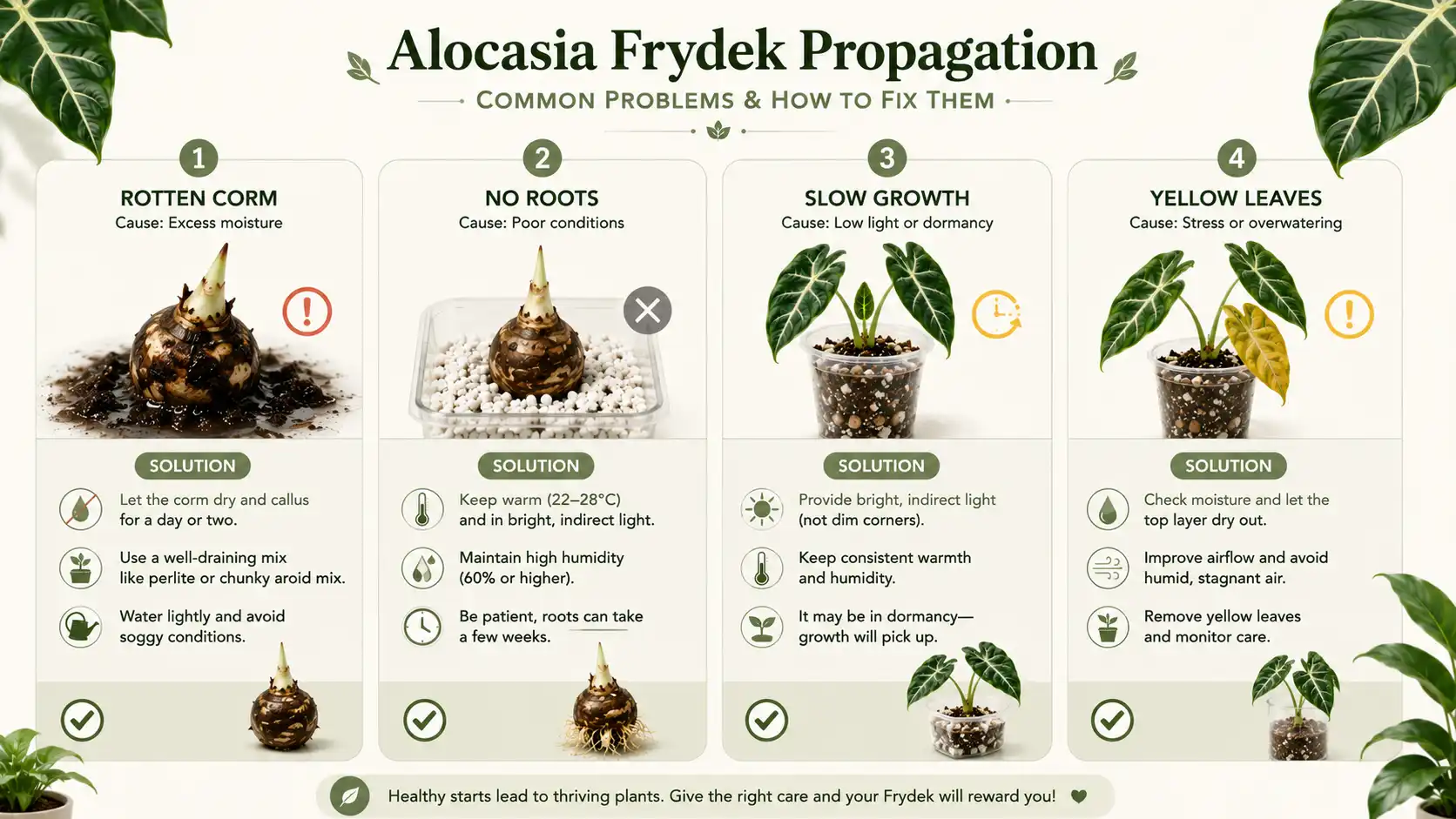 alocasia frydek propagation