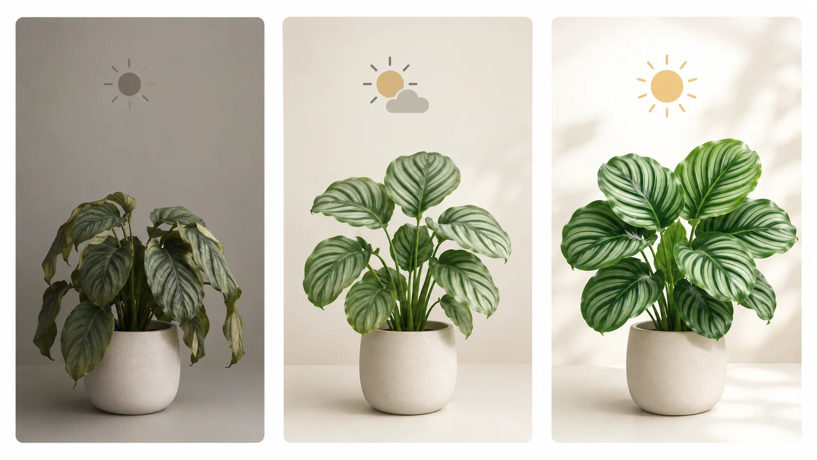 are calathea low light plants