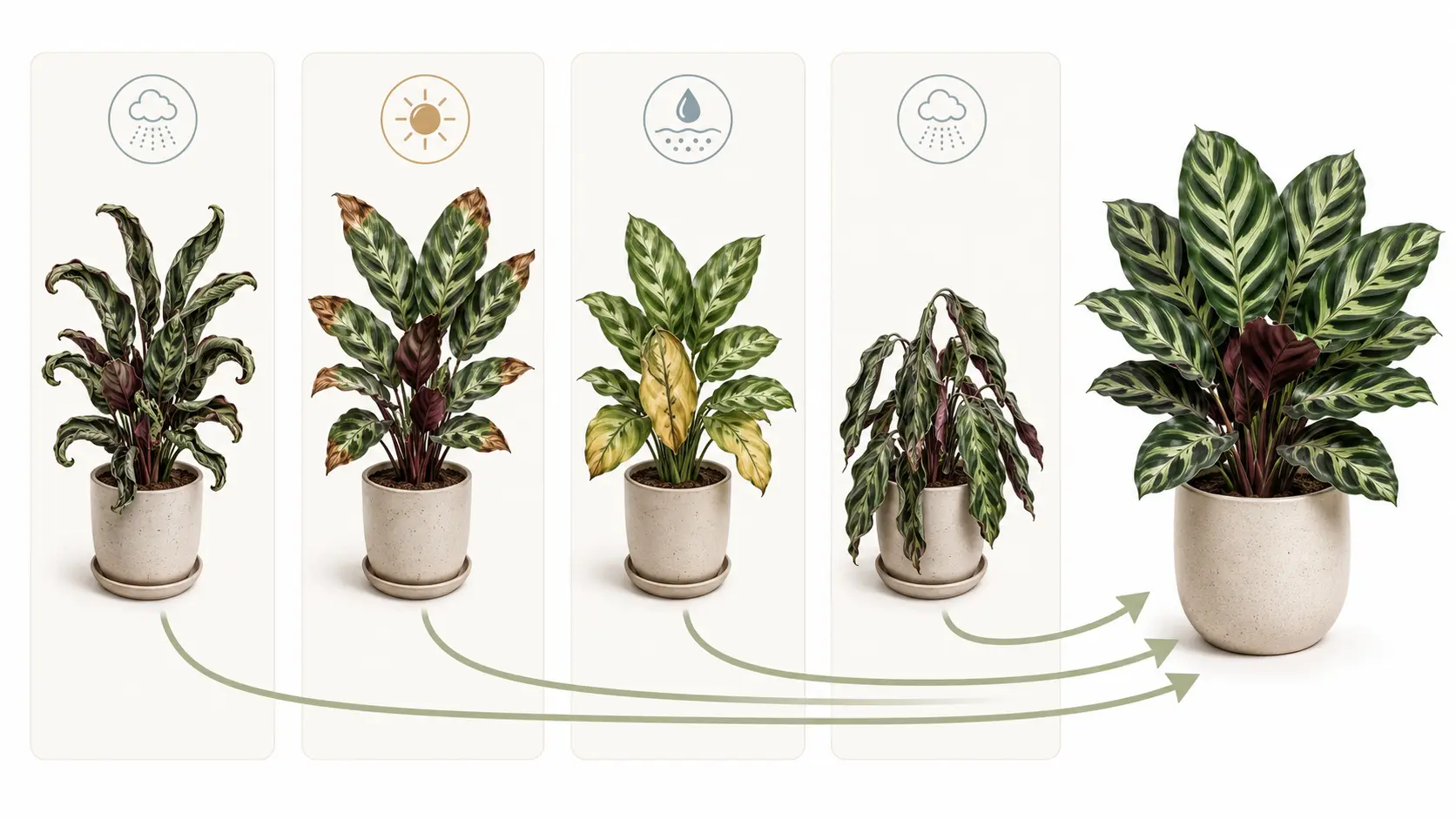 are calathea low light plants