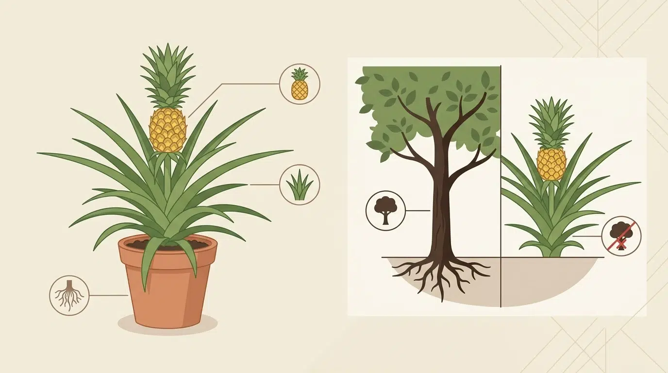 baby pineapple tree