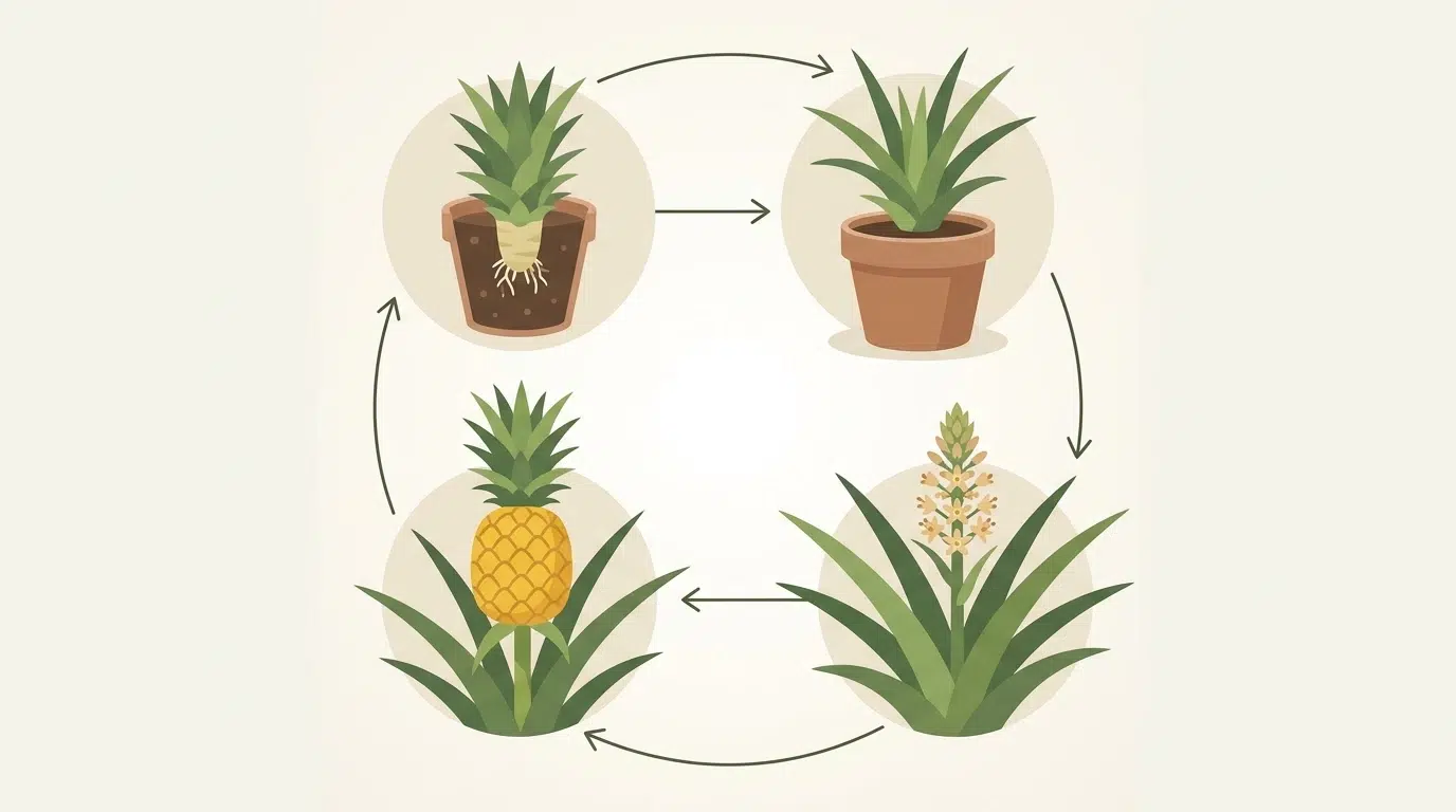 baby pineapple tree