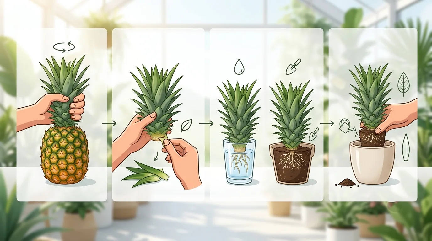 baby pineapple tree