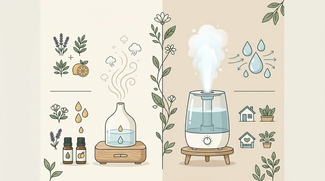 can a diffuser be used as a humidifier for plants