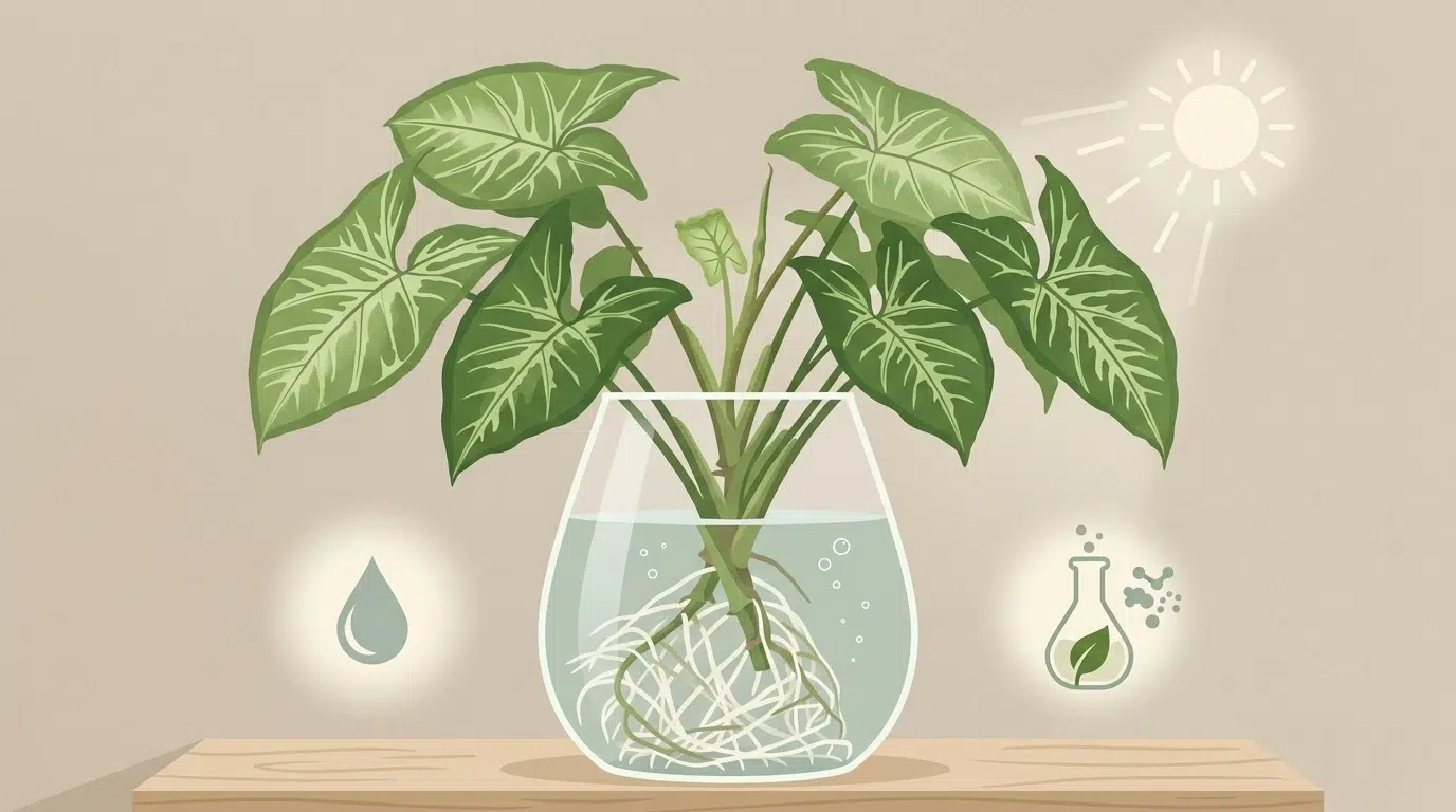 can syngonium grow in water