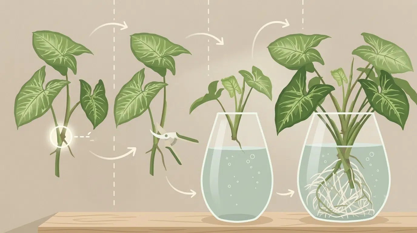 can syngonium grow in water