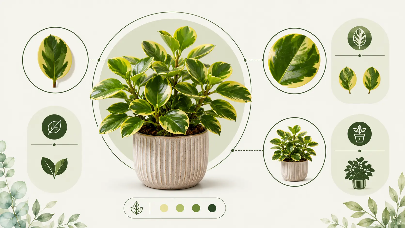 citrus twist peperomia