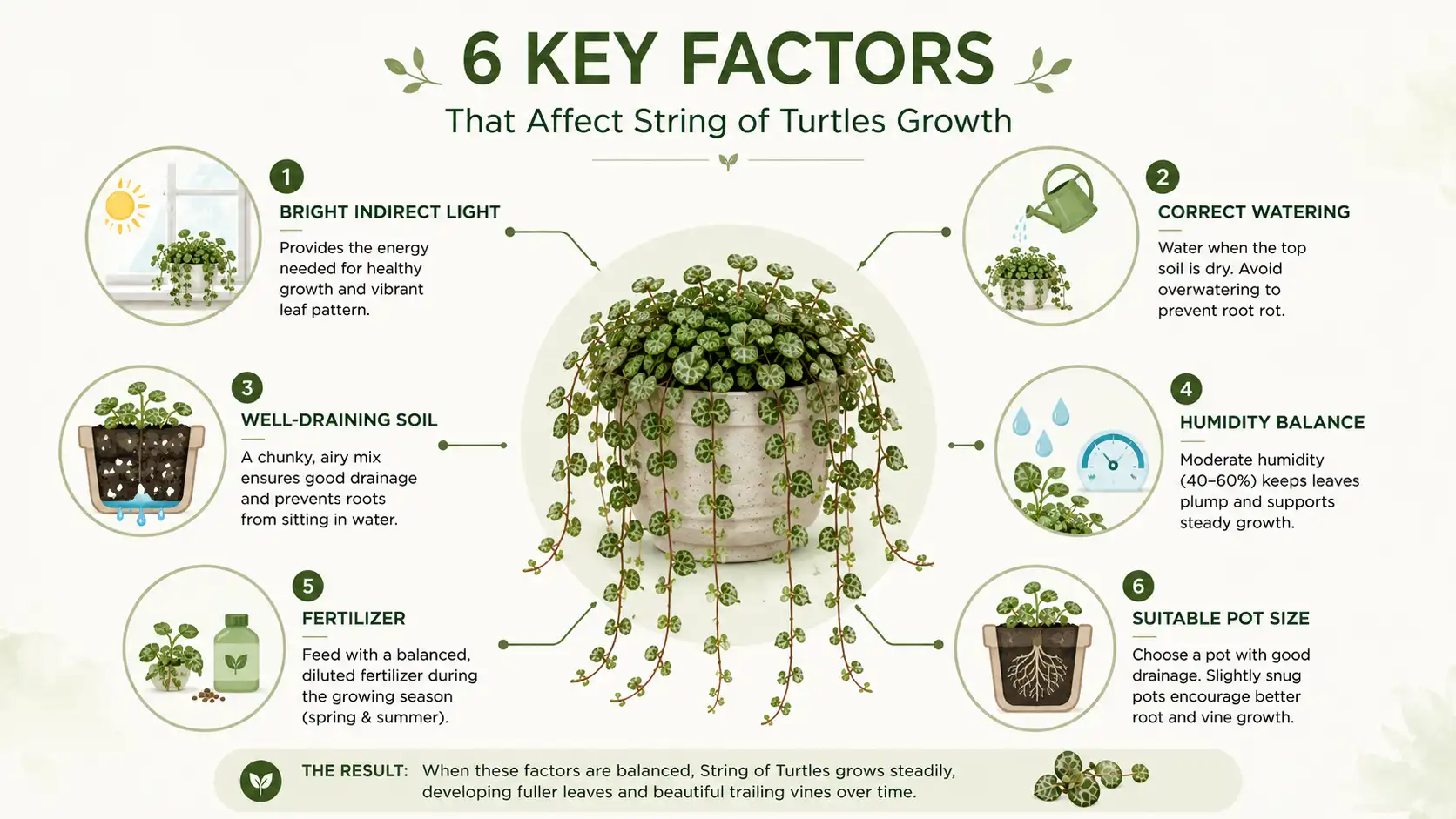 how fast do string of turtles grow