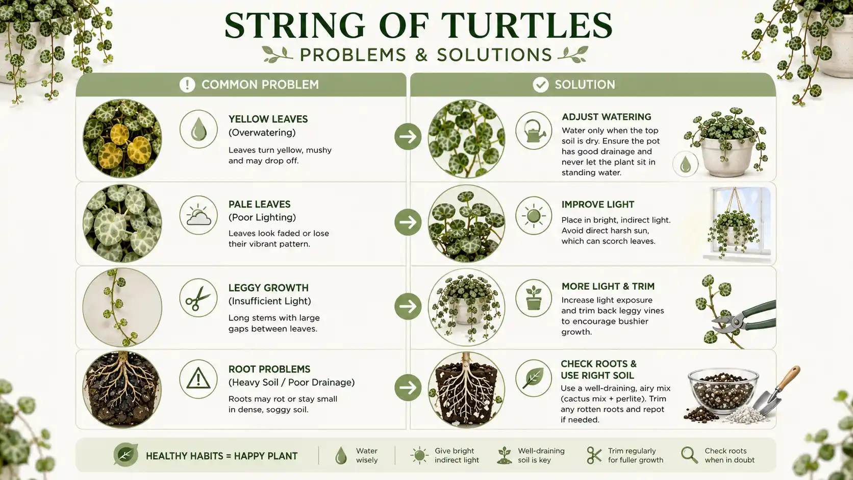 how fast do string of turtles grow