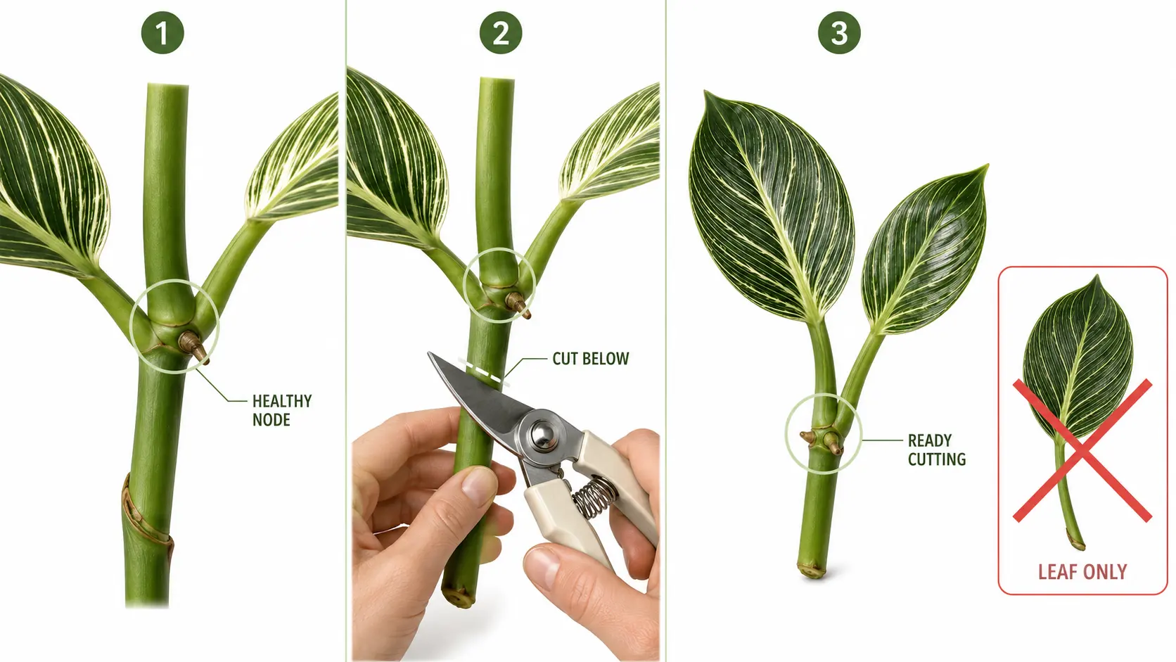 how to propagate a philodendron birkin