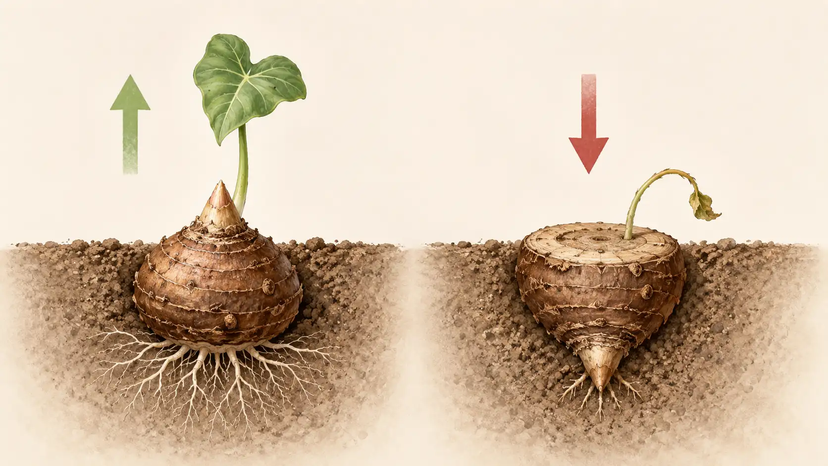 how to propagate alocasia corms