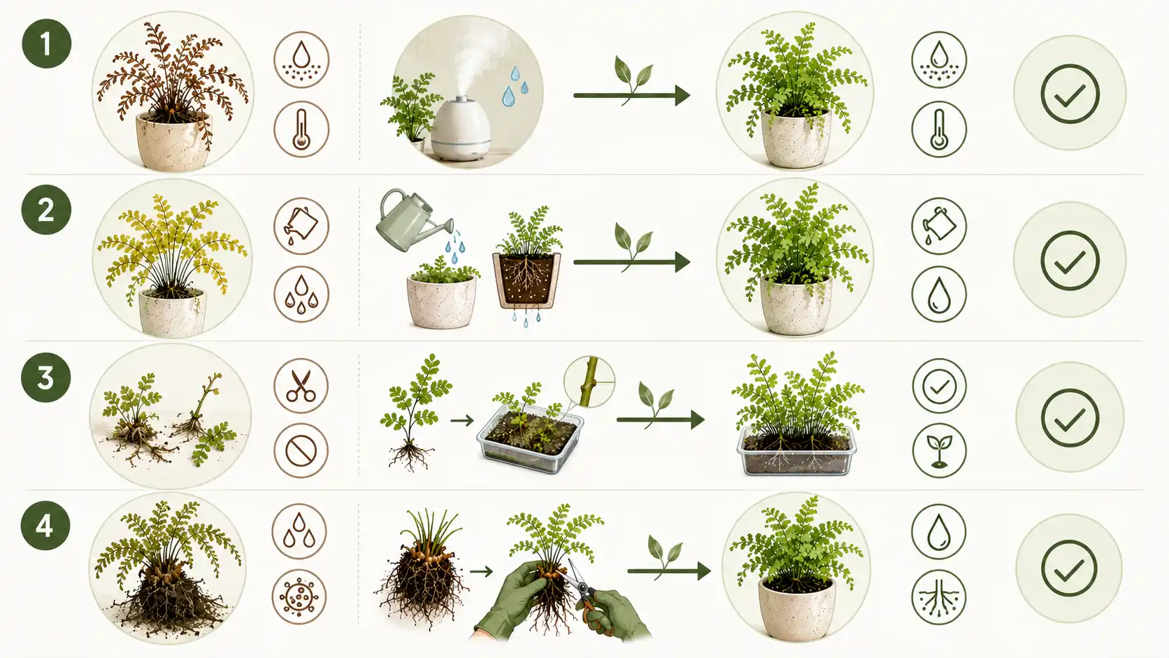 how to propagate maidenhair fern