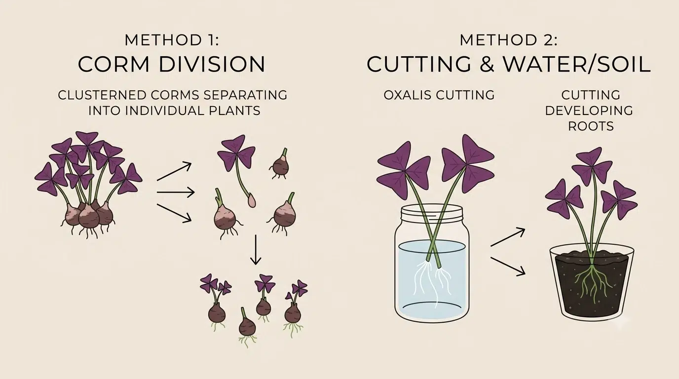 how to propagate oxalis triangularis