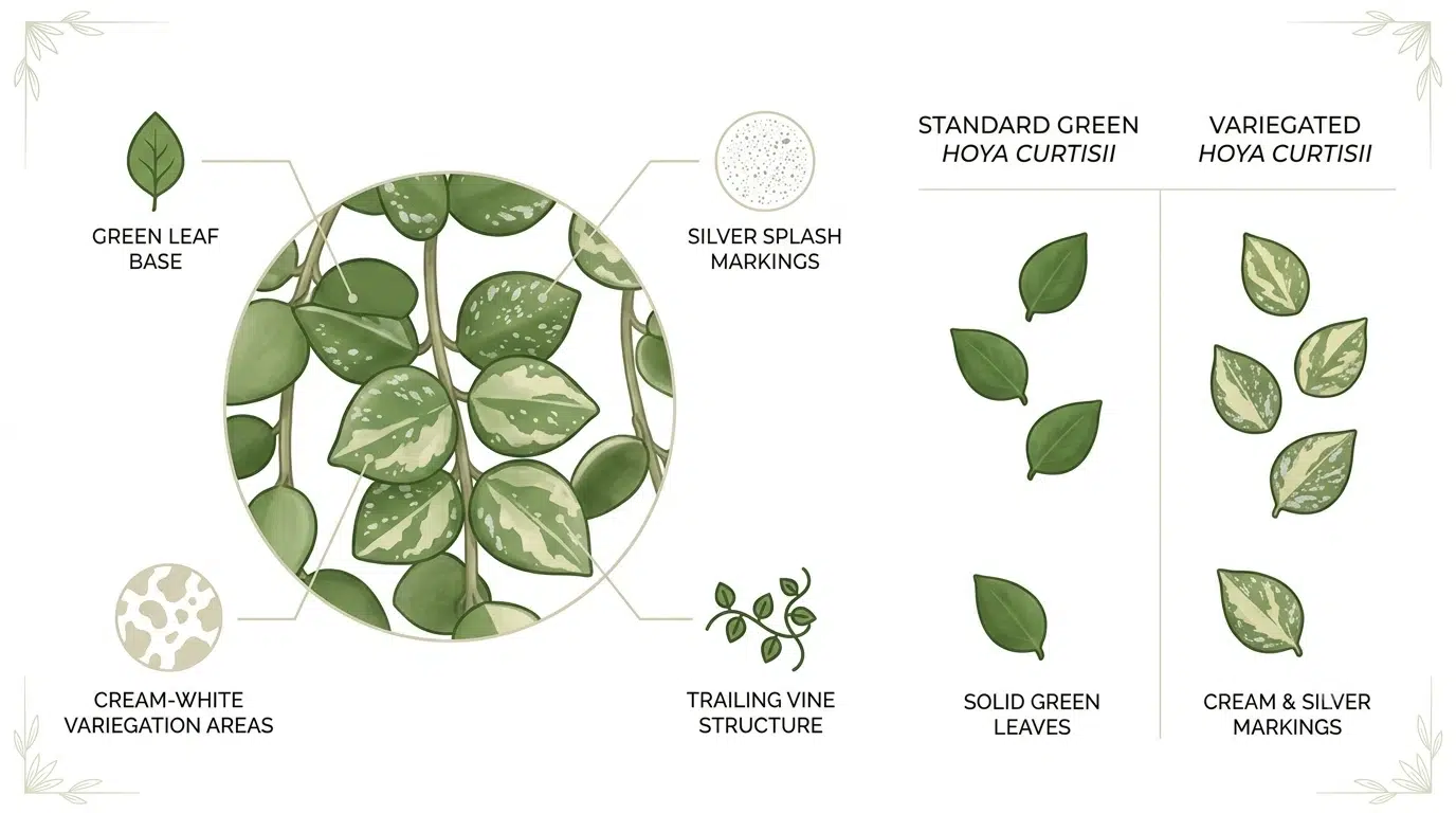 Hoya Curtisii Variegated: Care, Types & Propagation Guide