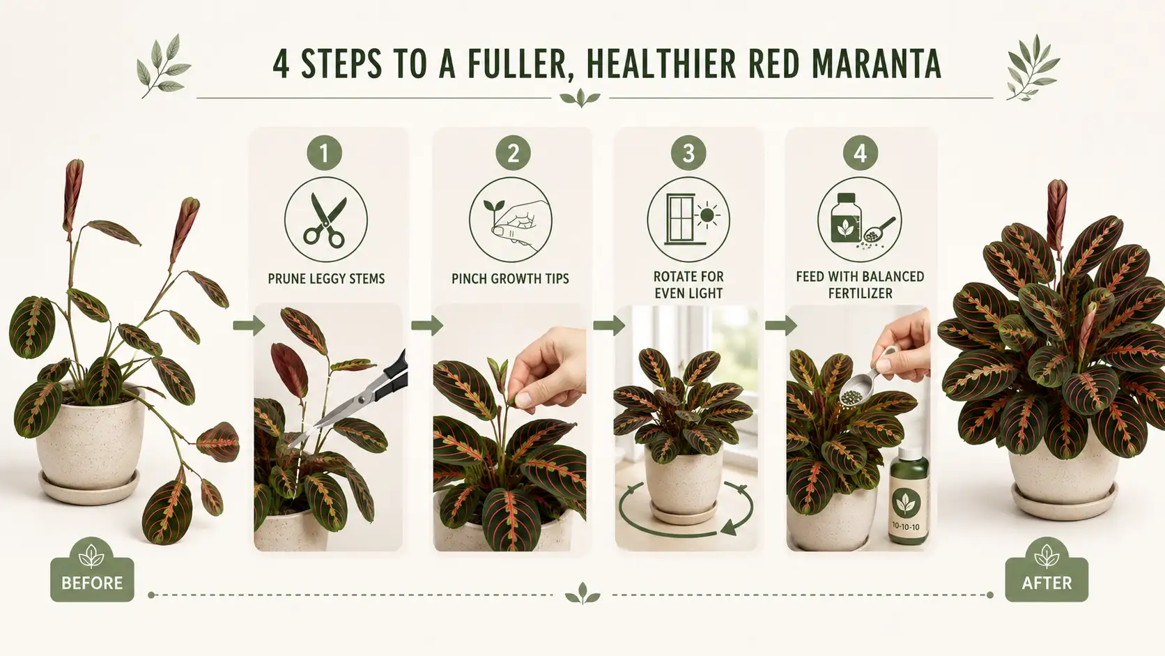 maranta red plant care