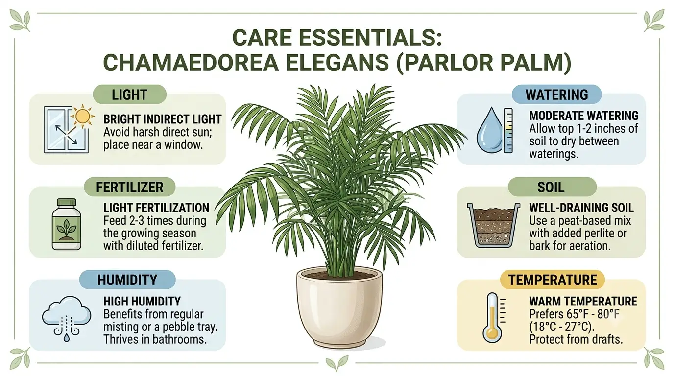 parlor palm propagation