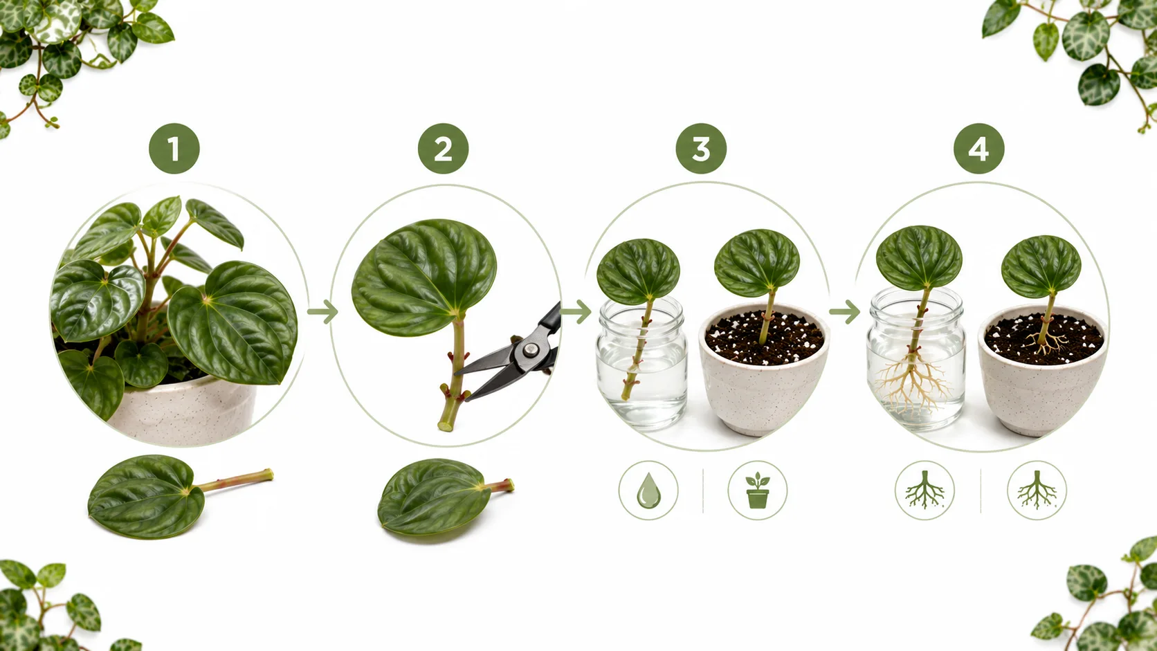 peperomia leaf propagation