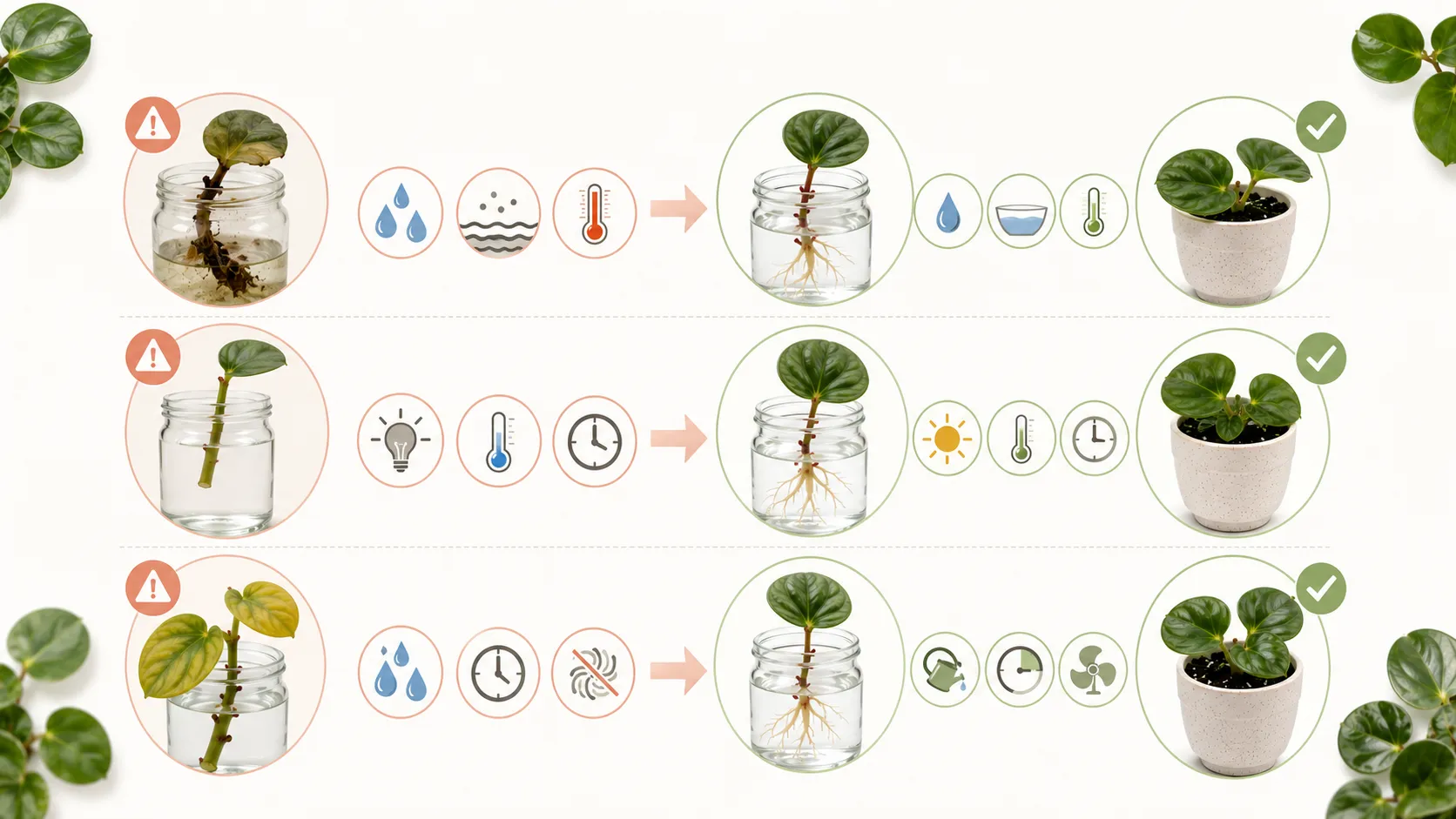 peperomia leaf propagation