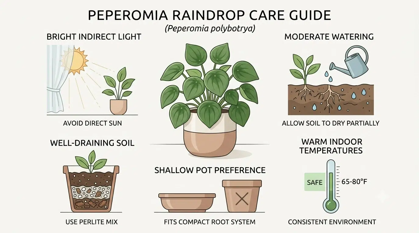 peperomia raindrop vs pilea