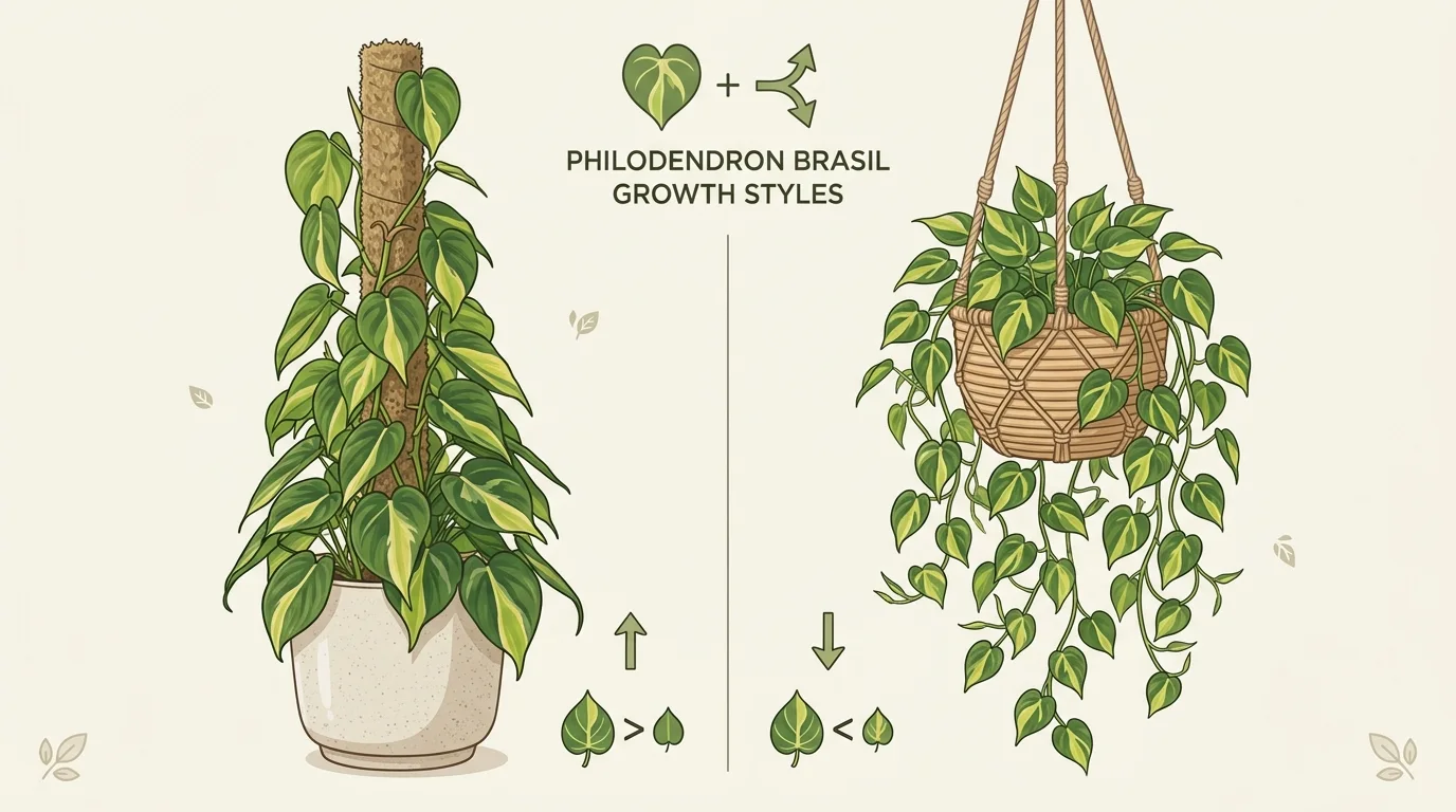 philodendron brasil growth rate