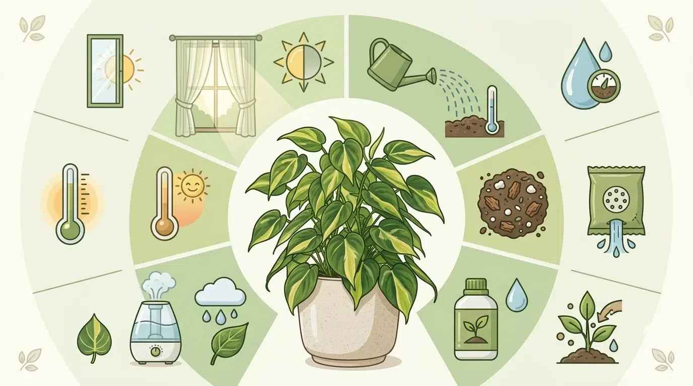 philodendron brasil growth rate