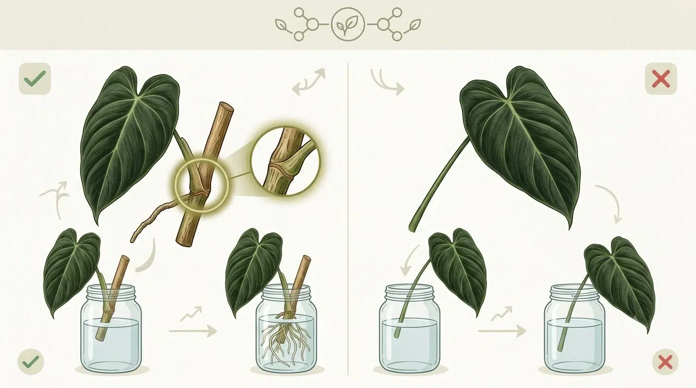 philodendron melanochrysum propagation