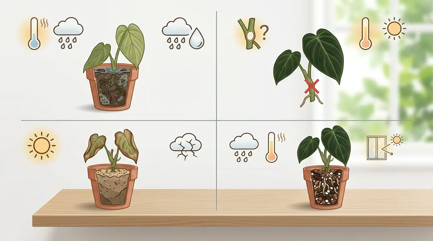philodendron melanochrysum propagation