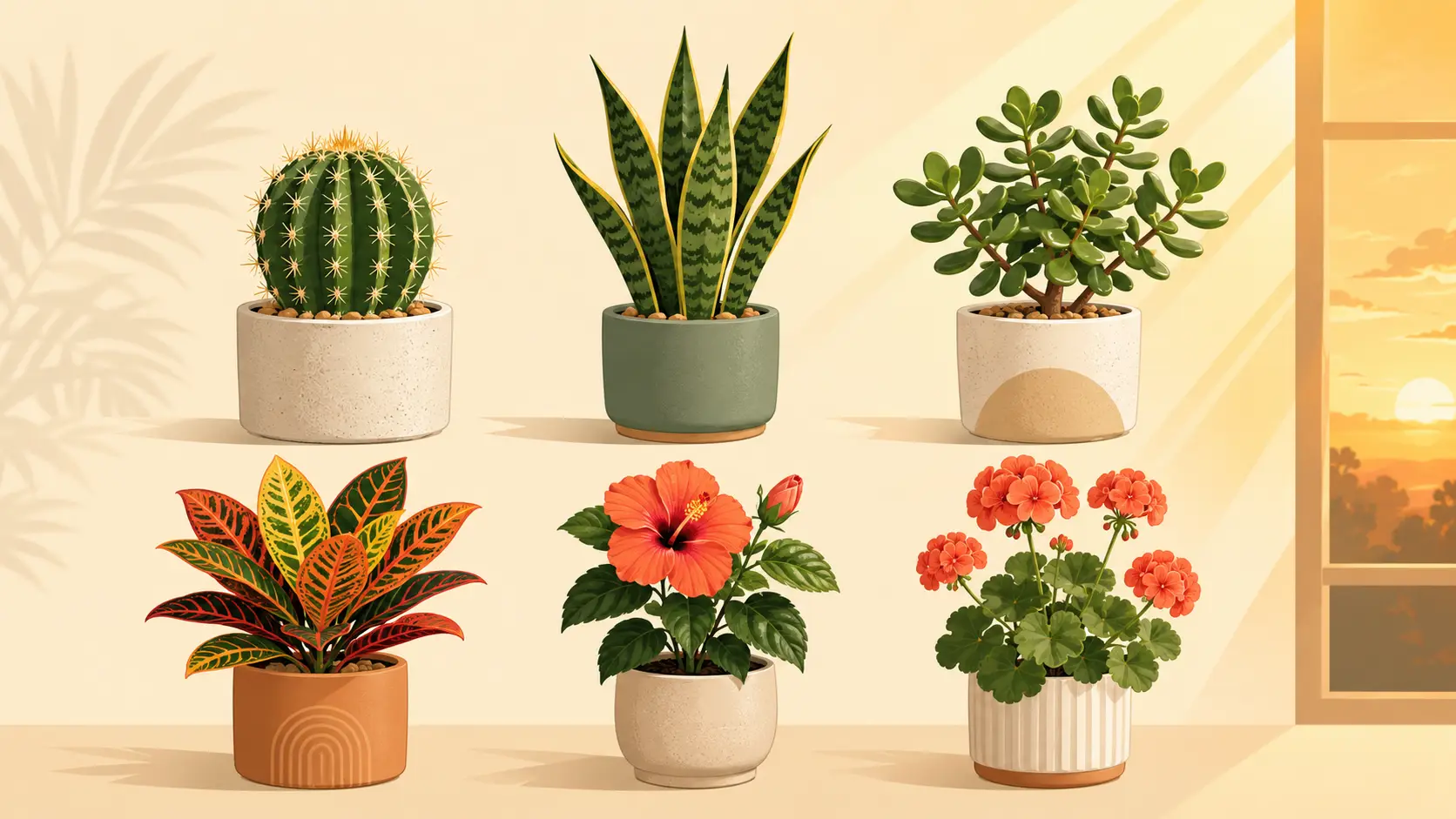 plants for west facing window