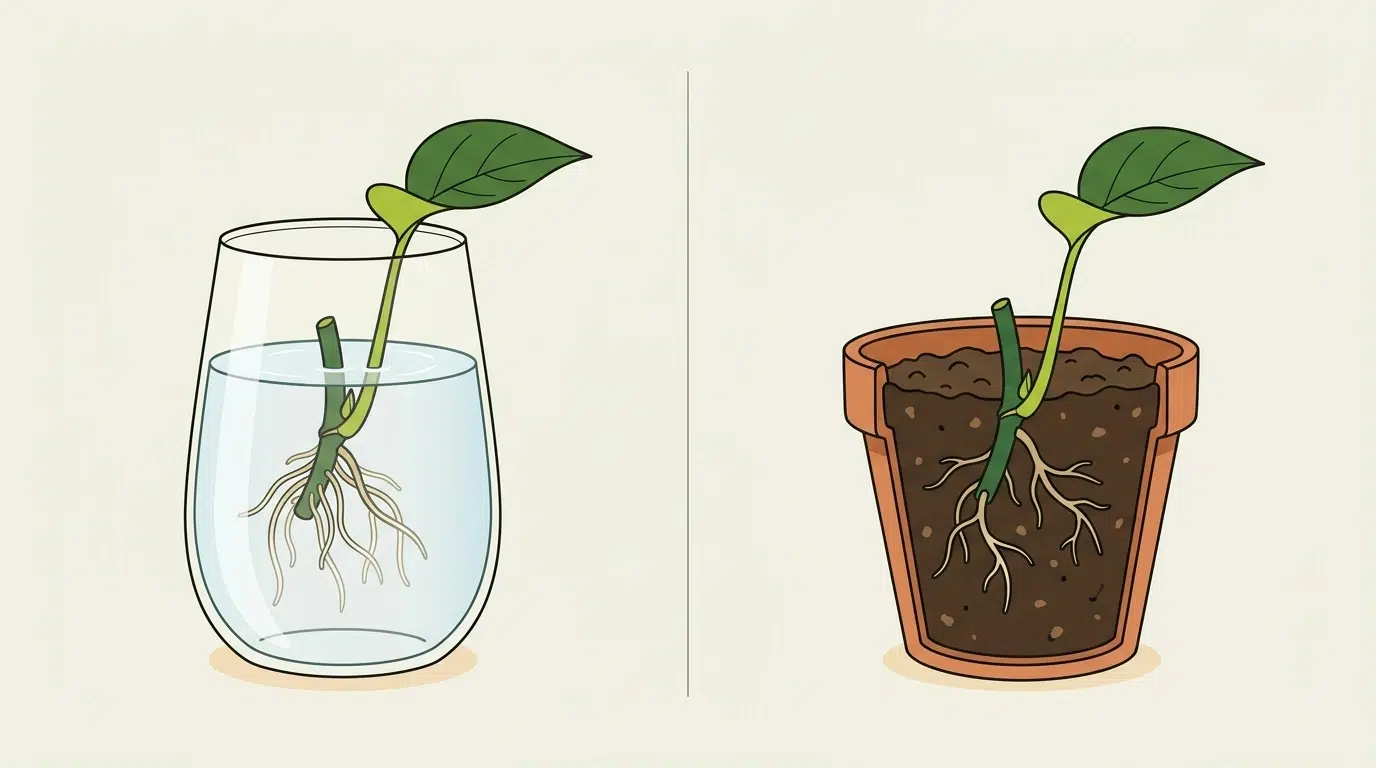 pothos aerial roots propagation