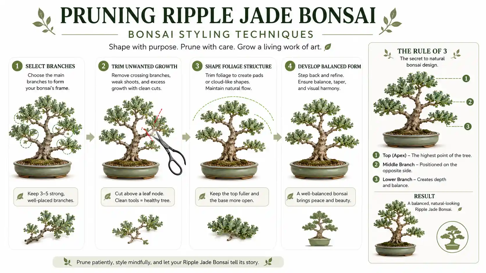 ripple jade bonsai