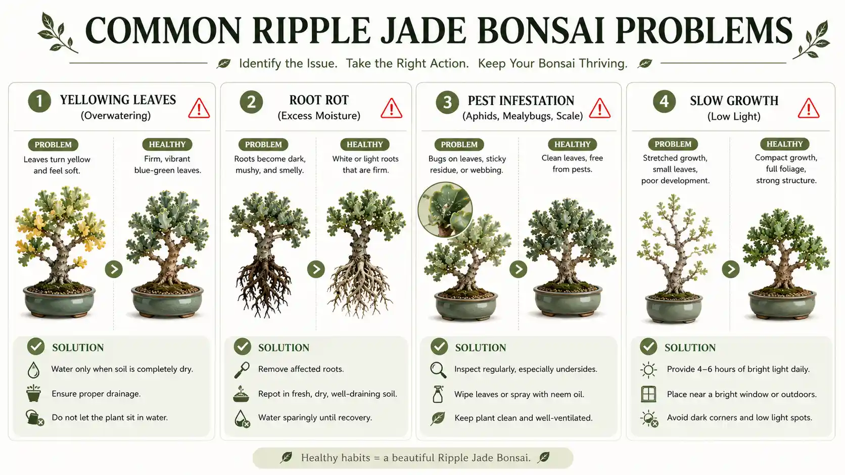 ripple jade bonsai
