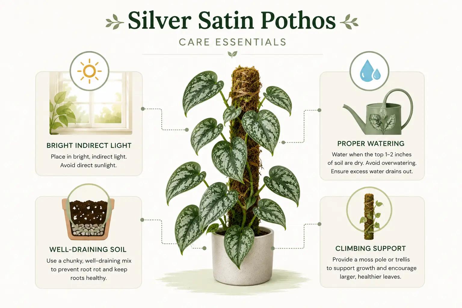 silver satin pothos propagation
