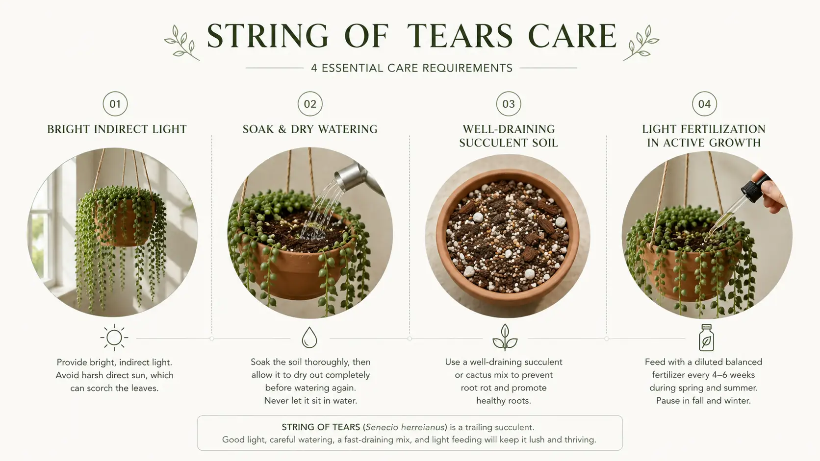 string of tears plant care