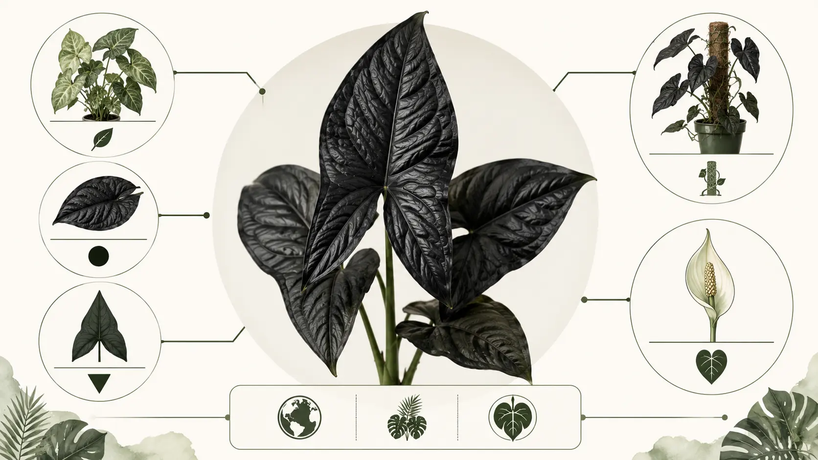 syngonium black panther