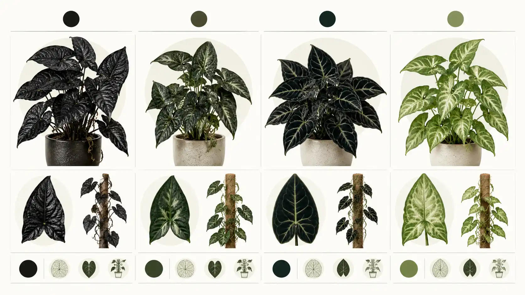 syngonium black panther
