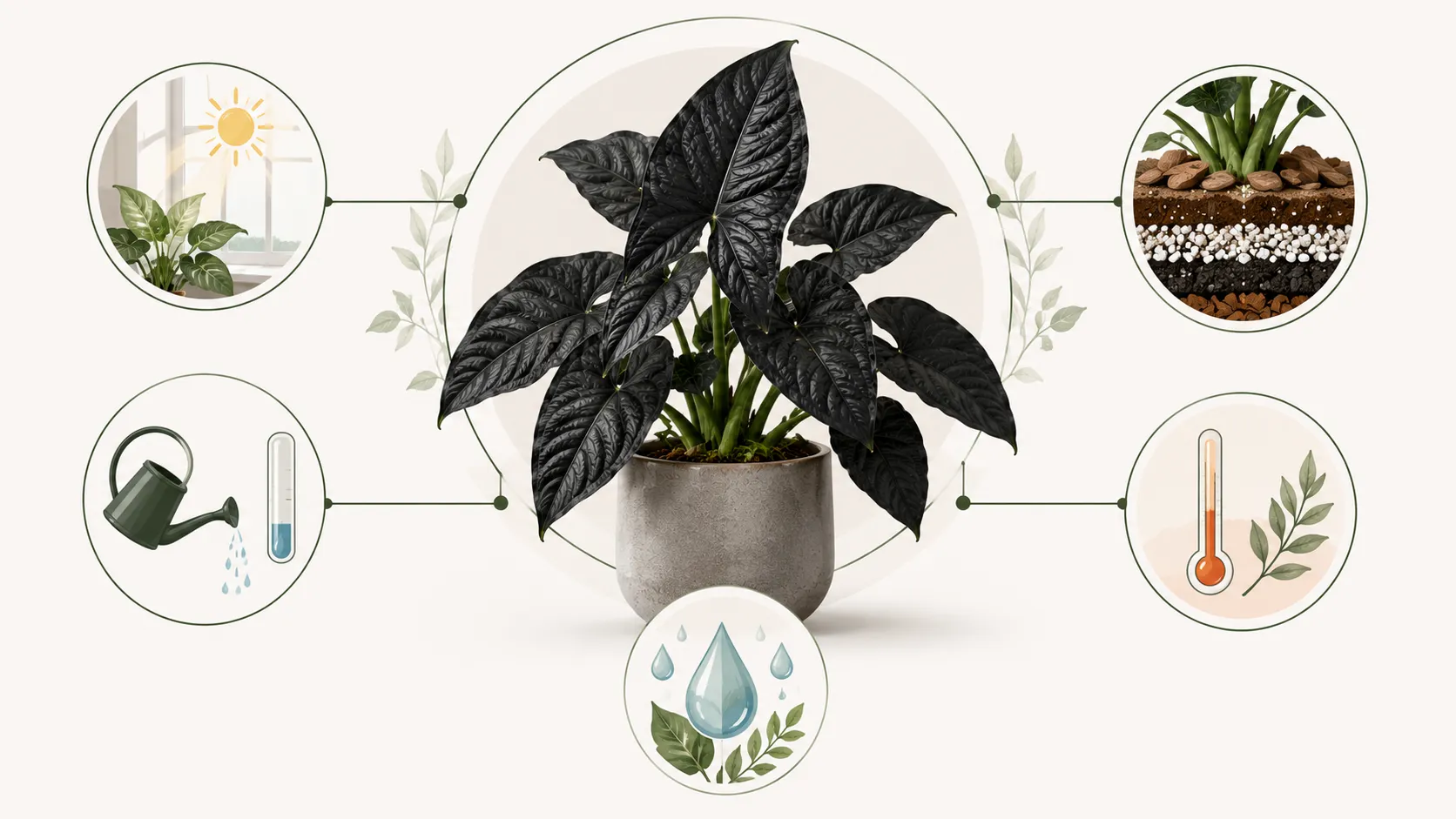 syngonium black panther