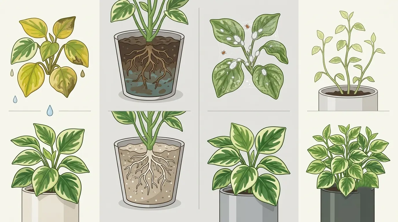 variegated cupid peperomia