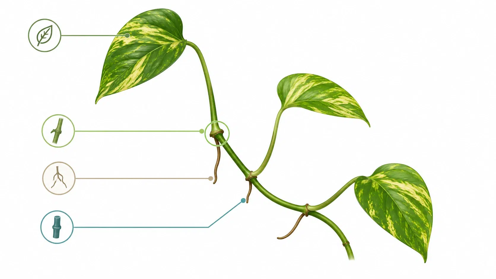 where to cut pothos to encourage growth