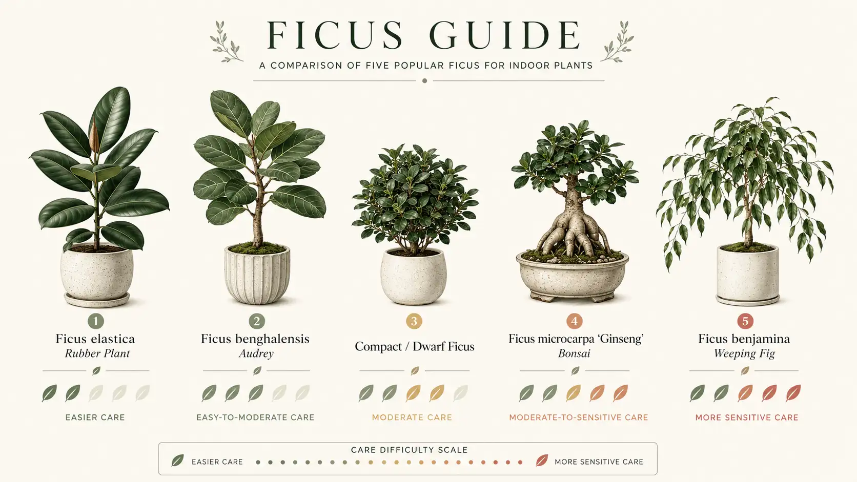 Are ficus difficult to take care of?