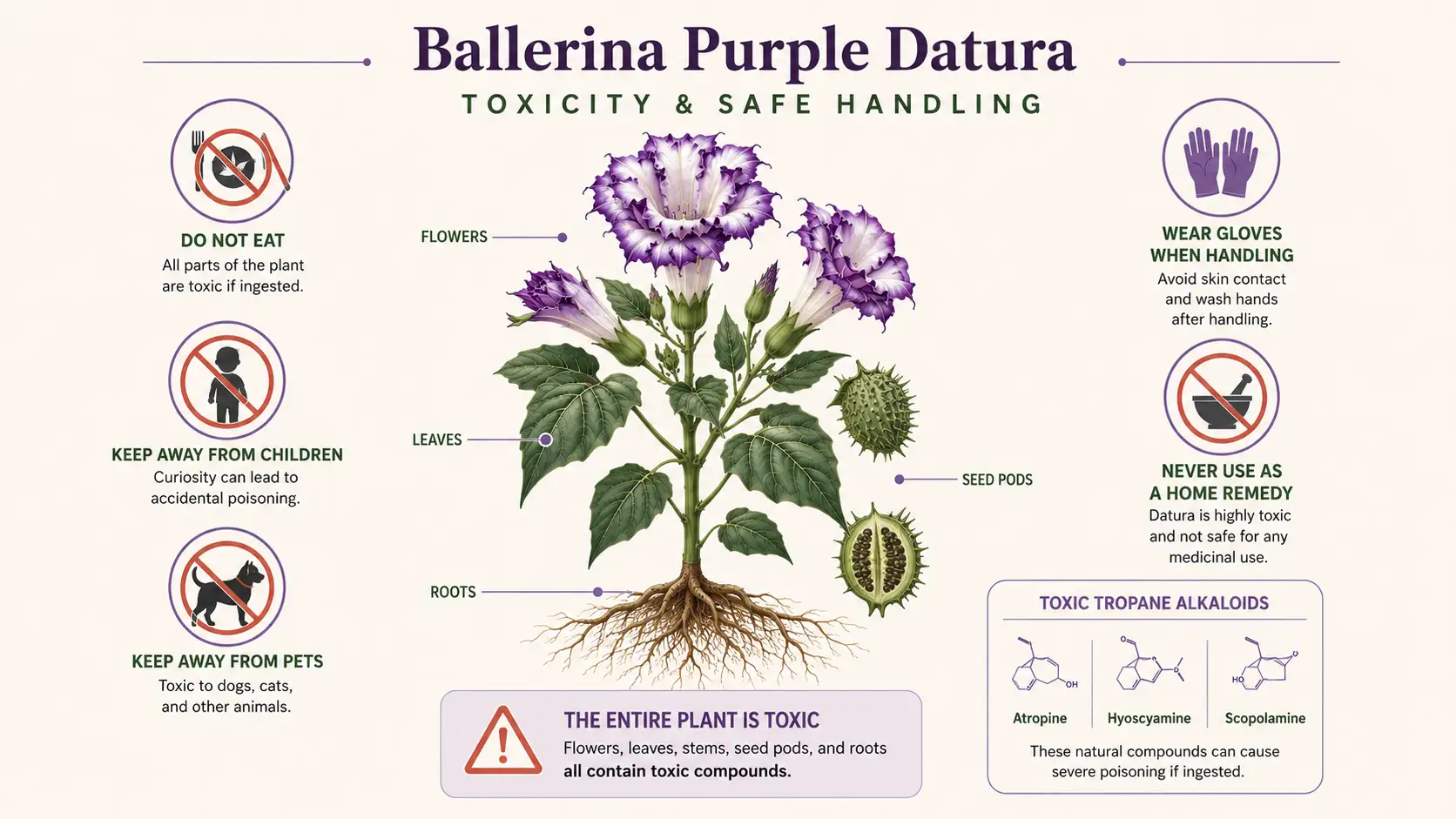 ballerina purple datura care